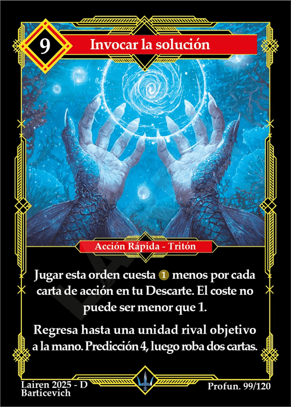 099 Invocar La Solucion - Coste 9 #1