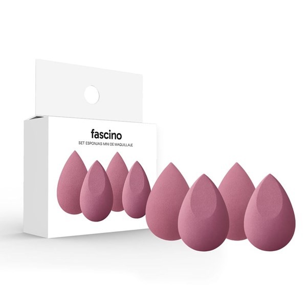 Fascino Set Mini Esponjas de Maquillaje - 4 Unidades alt