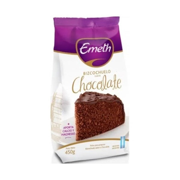 Bizcochuelo de Chocolate Fortificado Emeth 450 gr #1
