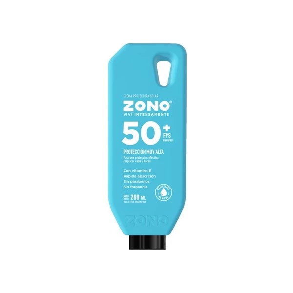 Protector Solar Zono en Crema Fps 50 x 200 ml