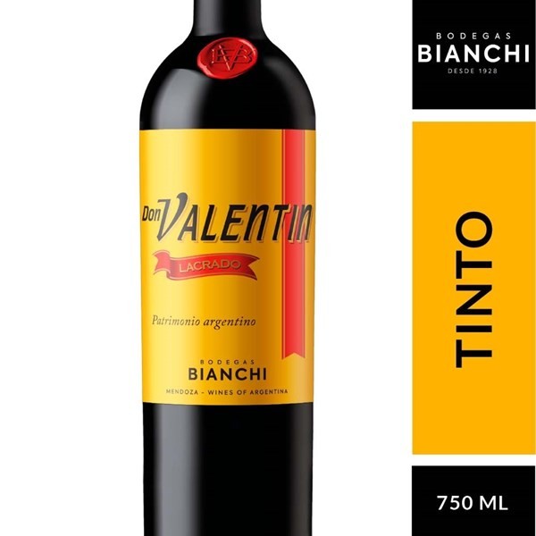 Vino Don Valentin Lacrado Tinto Clásico 750 Cc #1