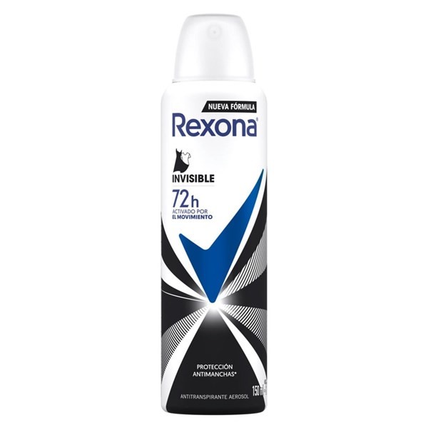 Desodorante Femenino Rexona Invisible 72H 150 ml alt