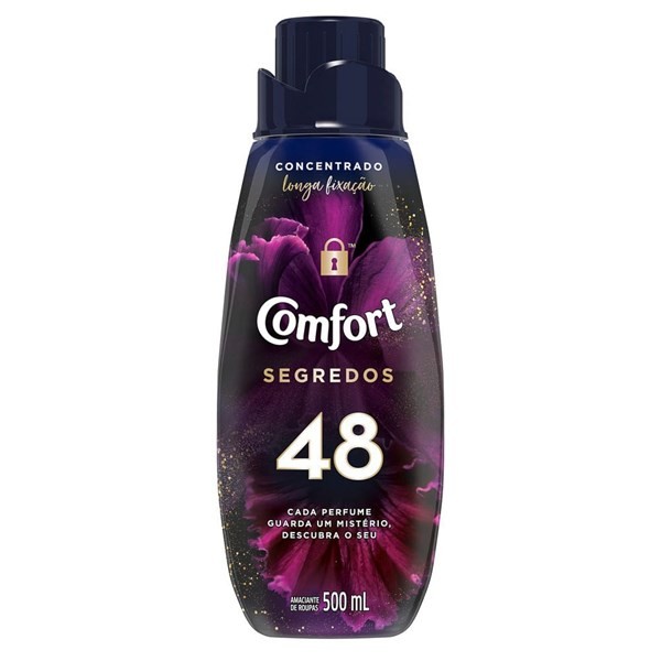 Suavizante Concentrado Comfort Segredo 48 x 500 ml