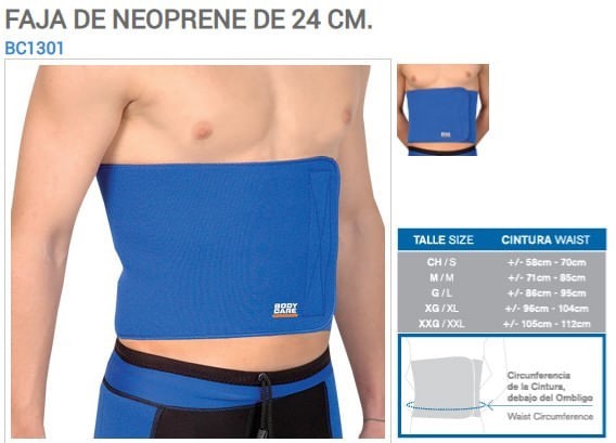 Body Care Faja De Neoprene 24cm Talle L alt