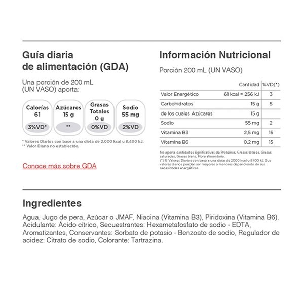 Agua Saborizada Aquarius Pera 2,25 Lt alt