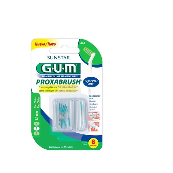 Repuesto Interdental 414 Fino Cónico (8 Unidades)