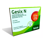 Gesix N  | 9 Caramelos | 20 Cajas | Hexilresorcinol + Benzocaína + Sulfato de Neomicina #1