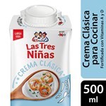 Crema de Leche Las Tres Niñas Uat Para Cocinar 500 cc. #1
