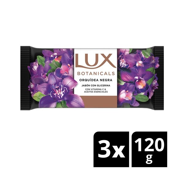 Jabón de Tocador Lux Orquidea Negra 120 g. #1