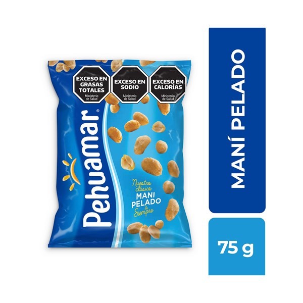 Maní Salado Pehuamar En Bolsa 75 Grs #1
