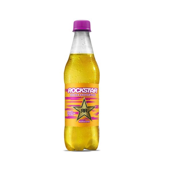 Bebida Energizante Rockstar de Maracuyá Pet 500 ml #1