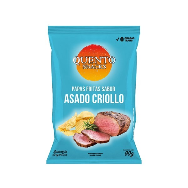 Papas Fritas Quento Sabor Asado Criollo 90 g. #1