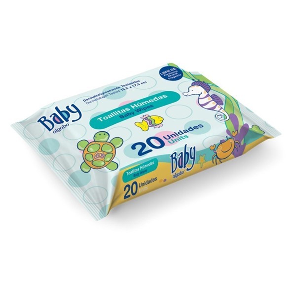 Algabo Baby Toallitas Humedas (20 Unidades)