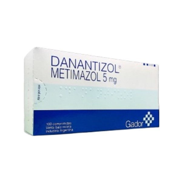 Gador Danantizol Metimazol 5 Mg x 100 Comp