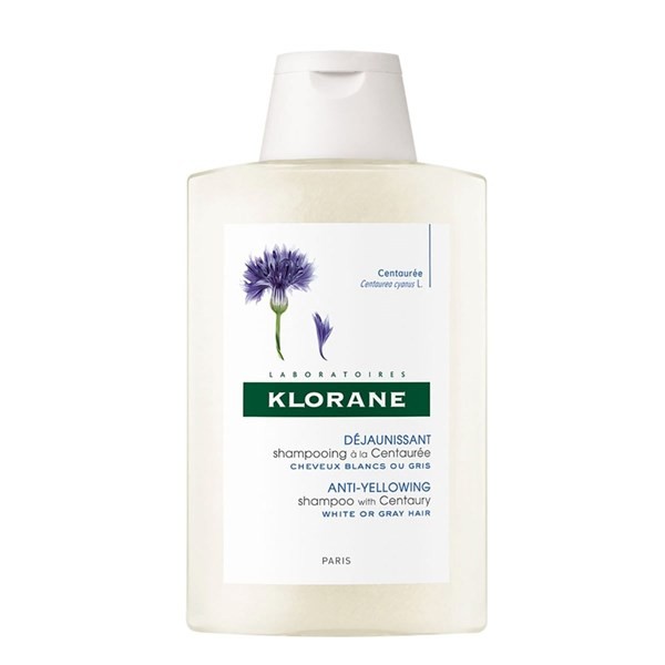 Klorane Shampo Matizante Centaurea Para Reflejos Canosos 200 ml