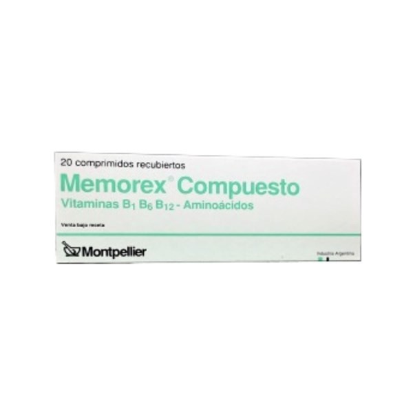 Montpellier Memorex Compuesto x 20 Comp