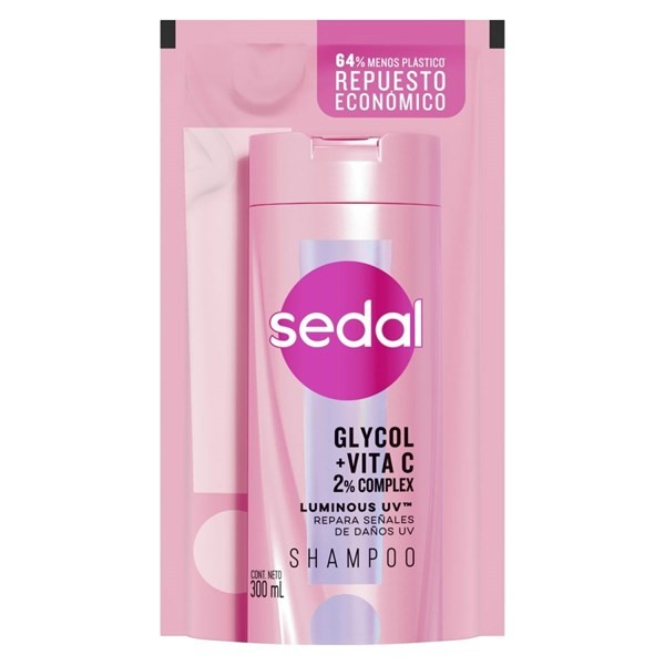 Sedal Shampoo Luminous Uv Doypack x 300 ml alt