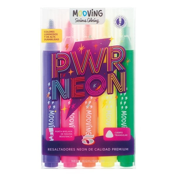 Resaltadores Pwr Neon Mooving