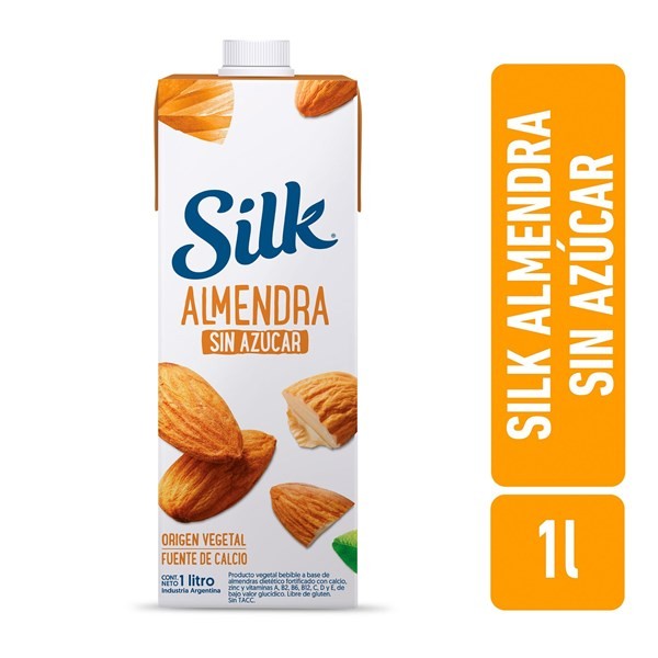 Leche De Almendras Silk Sin Azúcar Tetra 1 Lt. #1