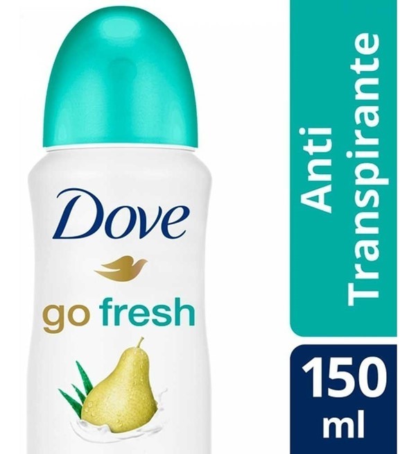 Desodorante Antitranspirante Dove Go Fresh Pera Y Aloe Vera en Aerosol x 150 ml