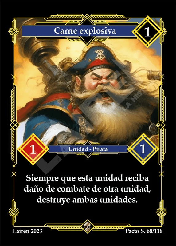 068 Carne Explosiva 1ra Edicion - Coste 1