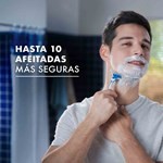 Gillette Maquina Afeitar Piel Sensible Derma Protección 4u #5