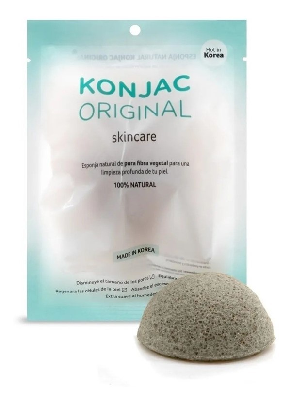 Konjac Esponja Facial de Te Verde (Piel Con Manchas) #1