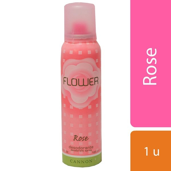 Desodorante Flower Rose en Aerosol Femenino 123 cc. #1