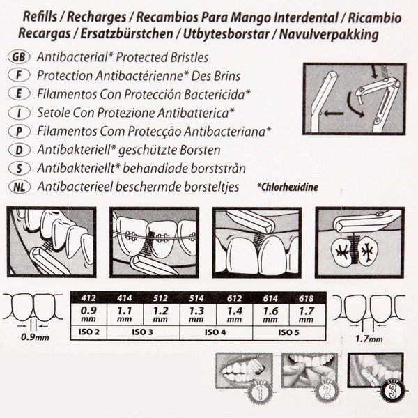 Gum Repuesto Interdental 614 Cónico (8 Unidades) alt
