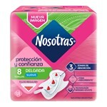 Toalla Nosotras Delgada Suave Curv 8U #2