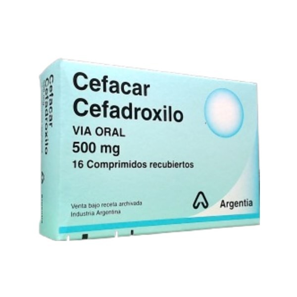 Siegfried Cefacar Cefadroxilo 500 Mg x 16 Comp #1