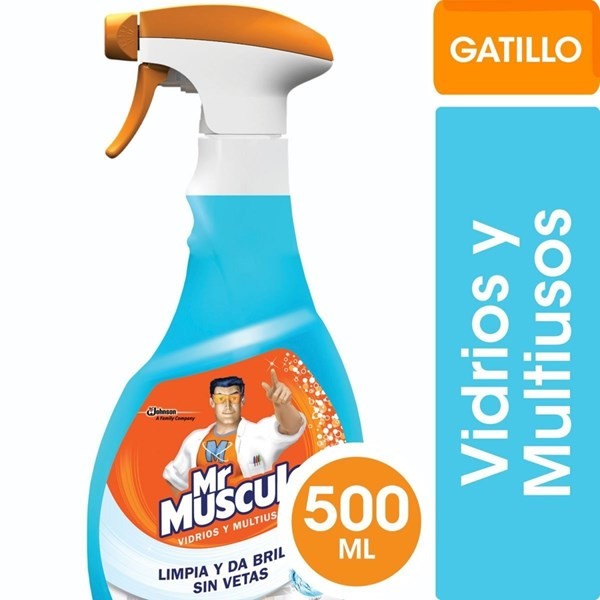 Mr Musculo Limpiador Vidrios Y Multiuso Gatillo 500 ml alt
