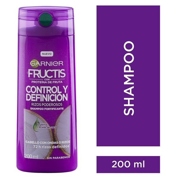 Fructis Shampoo Rizos Poderoso 200 ml #1