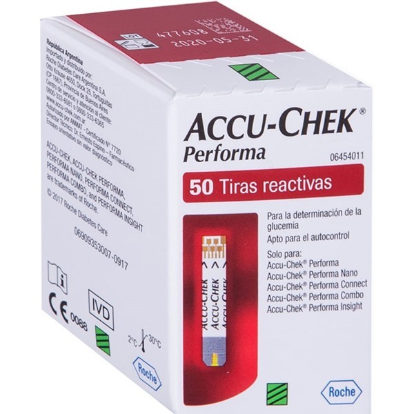 Accu Chek Tiras Reactivas Performa (50 Unidades)