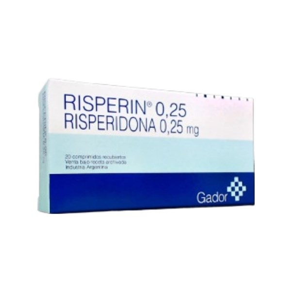 Gador Risperin 0,25 Mg + Risperidona x 20 Comp #1
