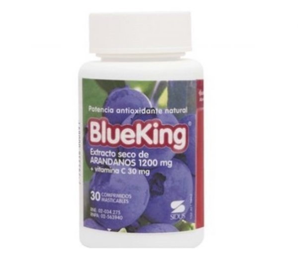 Blueking Antioxidante Masticables Por 30 compimidos alt