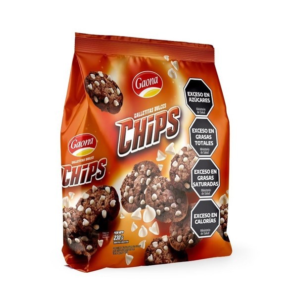 Galletitas Con Chips de Chocolate Gaona 230 gr #1