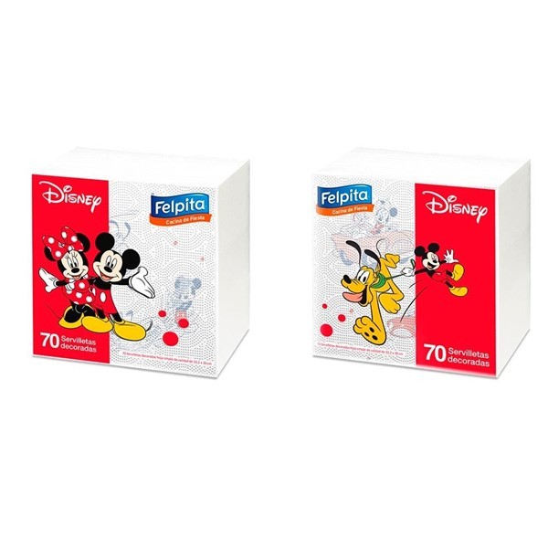 Servilletas Descartables Felpita Disney 1x70 #1