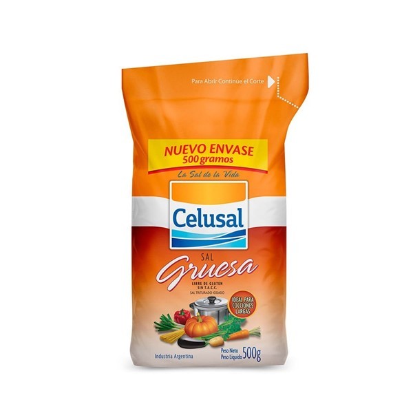 Sal Celusal Gruesa X500gr #1