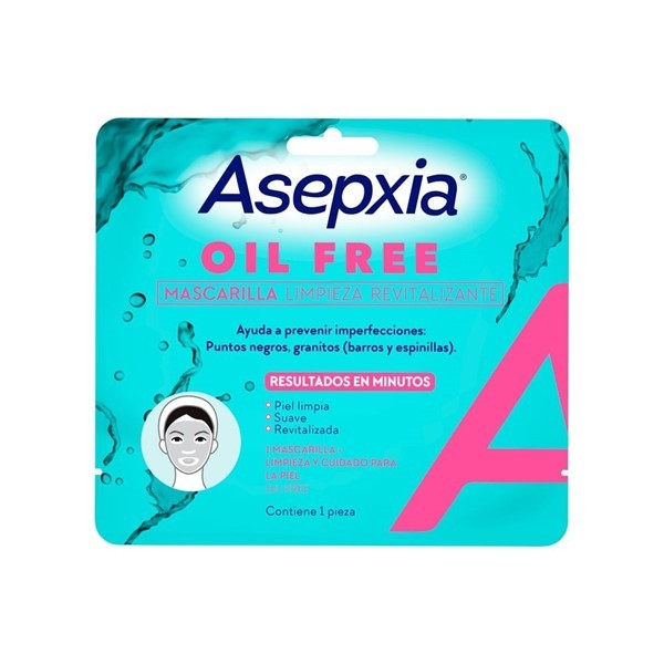 Mascarilla Asepxia Oil Free Limpieza Revitalizante #1