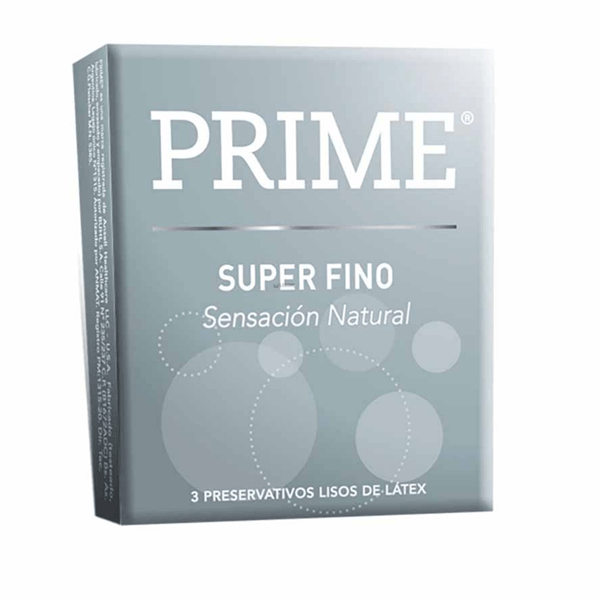 Prime Preservativos Super Fino (3 Unidades)