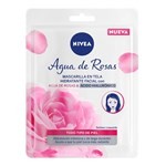 Mascarilla Facial de Tela Nivea Rose Care Hidratante 1 Unidad #1