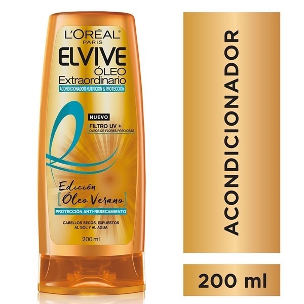 Elvive Acondicionador Óleo Extraordinario Edición Verano 200 ml #1