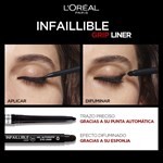 Loreal Paris Delineador de Ojos Automático Infalible Gel Intense Black #3