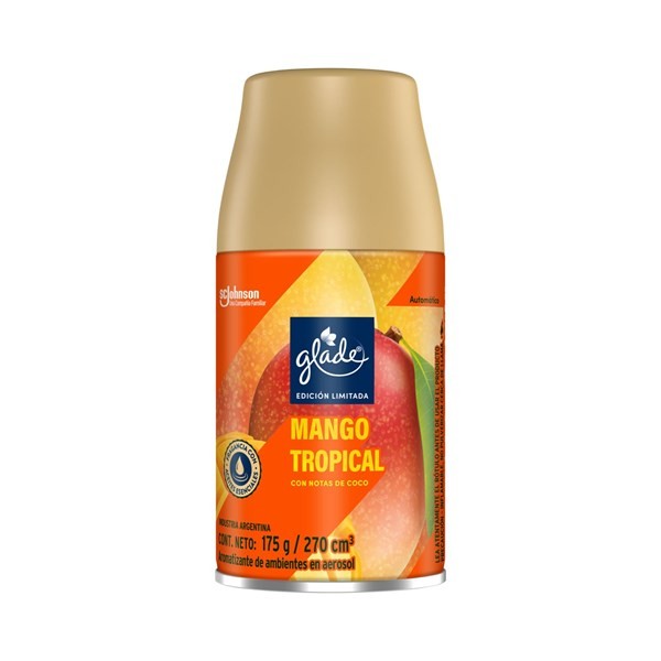 Difusor Automatico Glade Mango Tropical Edición Limitada 270 ml #1