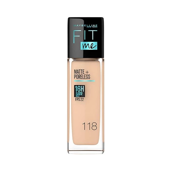 Maybelline Fit Me Matte Poreless 16H 118 light 1 beige__dbbda