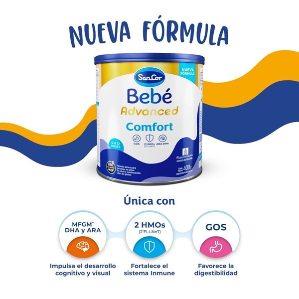 Sancor Bebe Leche Advanced Comfort 400 g alt