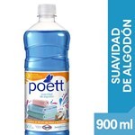 Limpiador Desinfectante De Pisos Poett Suavidad De Algodon 900 Ml #1