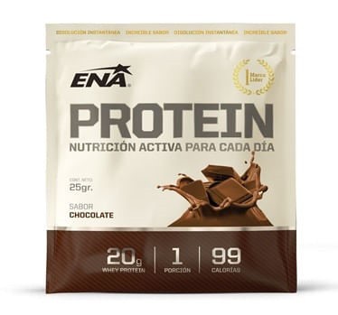 Ena Suplemento Dietario Whey Protein Chocolate (12 Sobres) alt