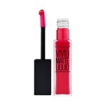 Maybelline Labial Liquido Color Sensational Vivid Matte Liquid | 35 Rebel Red #3